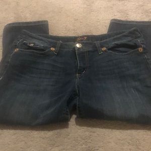 7 for All Mankind distressed jean capris